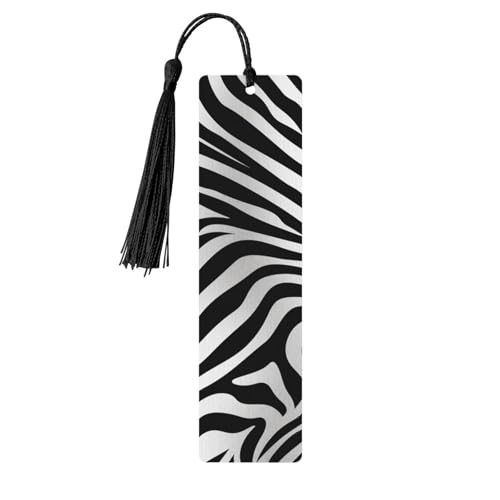 Lesezeichen-Ornament mit Zebra-Print, Lesezeichen aus Holz mit Quaste, Lesezeichen für Buchliebhaber, Seitenmarker, Lesegeschenke für Frauen und Männer, handgefertigtes Lesezeichen-Etikett aus Holz Lesezeichen-Ornament mit Zebra-Print, Lesezeichen aus Holz mit Quaste, Lesezeichen für Buchliebhaber, Seitenmarker, Lesegeschenke für Frauen und Männer, handgefertigtes Lesezeichen-Etikett aus Holz von FWJZDSP