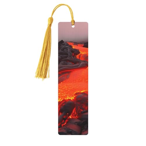 Rotes Lava-Lesezeichen-Ornament, hölzerne Lesezeichen mit Quaste, Lesezeichen für Buchliebhaber, Seitenmarker, Lesegeschenke für Frauen und Männer, handgefertigtes Lesezeichen-Etikett aus Holz Rotes Lava-Lesezeichen-Ornament, hölzerne Lesezeichen mit Quaste, Lesezeichen für Buchliebhaber, Seitenmarker, Lesegeschenke für Frauen und Männer, handgefertigtes Lesezeichen-Etikett aus Holz von FWJZDSP