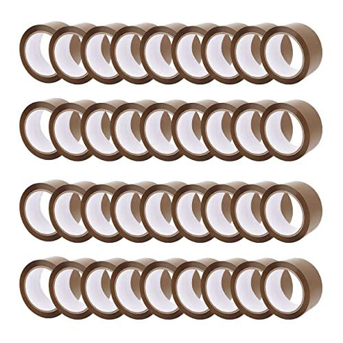 FYBR TAPEMAXX 36 Rollen Paketklebeband Paketband Packband Packing Tape Klebeband Paket Paketbandrollen Verpackungsband 48 mm x 66 m Braun Umzug Karton von FYBR