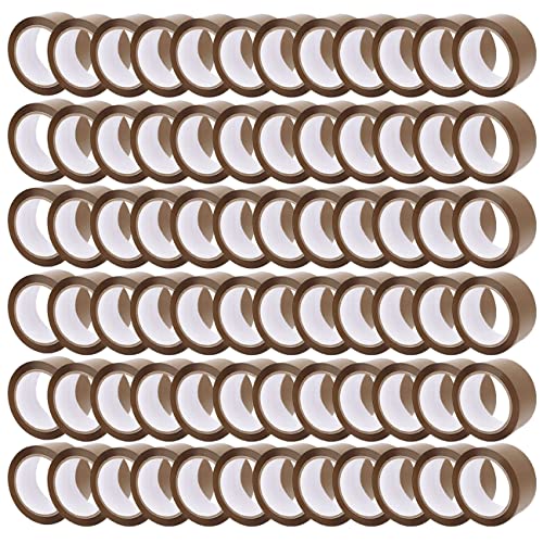 FYBR TAPEMAXX 72 Rollen Paketklebeband Paketband Packband Packing Tape Klebeband Paket Packetbandrollen Verpackungsband 48 mm x 66 m braun Umzug von FYBR