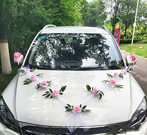 Autoschmuck Hochzeit Auto Wedding Deko Girlande, DIY Auto Schmuck Braut Paar Rose Deko Hochzeitsdeko, Auto Blumenschmuck Hochzeitsschmuck Hochzeitsauto Arrangement Set Für Hochzeits Verlobungsfeier Autoschmuck Hochzeit Auto Wedding Deko Girlande, DIY Auto Schmuck Braut Paar Rose Deko Hochzeitsdeko, Auto Blumenschmuck Hochzeitsschmuck Hochzeitsauto Arrangement Set Für Hochzeits Verlobungsfeier von FYBlossom