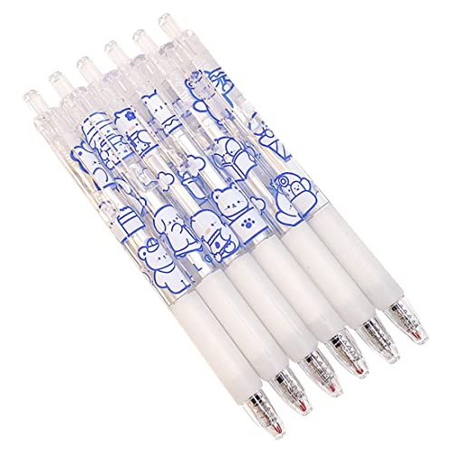 FYBlossom 6 STU?ck Gelschreiber Kugelschreiber Gel Pen Set, Blau Bär Gelstifte Cartoon Stift Süße Kawaii Kugelschreiber, 0,5 Mm Bunte Stifte Für Kinder Schreibnotizen, Büro Und Schulbedarf FYBlossom 6 STU?ck Gelschreiber Kugelschreiber Gel Pen Set, Blau Bär Gelstifte Cartoon Stift Süße Kawaii Kugelschreiber, 0,5 Mm Bunte Stifte Für Kinder Schreibnotizen, Büro Und Schulbedarf von FYBlossom