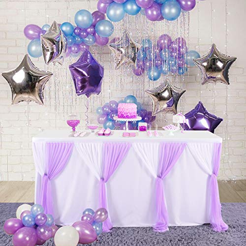 Tüll Tischrock Tütü Party Tischröcke Tischdeko, Weiß Tüll Tischröcke Tischdekoration Für Babyparty, Candy Tisch Tischdecke Tüll Für Hochzeit, Kindergeburtstag, Kommunion, Babyparty Dekoration Tüll Tischrock Tütü Party Tischröcke Tischdeko, Weiß Tüll Tischröcke Tischdekoration Für Babyparty, Candy Tisch Tischdecke Tüll Für Hochzeit, Kindergeburtstag, Kommunion, Babyparty Dekoration von FYBlossom