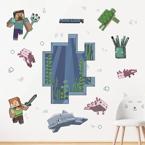 FYDZBSL Mineccraft Wandsticker,Cartoon PVC Poster Wandaufkleber Wandstikcer Wandfiguren für Kinderzimmer,Wohnzimmer Wanddekoration-79 * 30CM FYDZBSL Mineccraft Wandsticker,Cartoon PVC Poster Wandaufkleber Wandstikcer Wandfiguren für Kinderzimmer,Wohnzimmer Wanddekoration-79 * 30CM von FYDZBSL