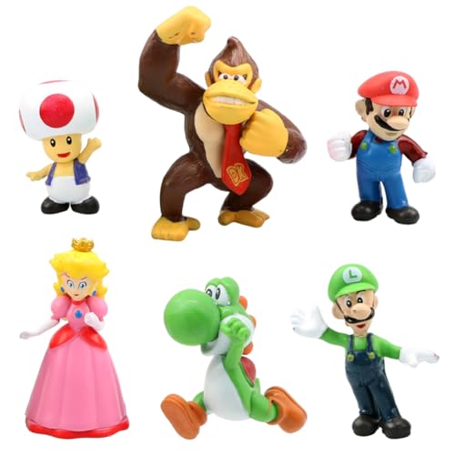 FYDZBSL Tortenfiguren,6 Stück Cartoon PVC Figuren Kinder Party Kuchen Dekoration Lieferungen Desktop Dekoration Spielzeug Geeignet für Jungen und Mädchen FYDZBSL Tortenfiguren,6 Stück Cartoon PVC Figuren Kinder Party Kuchen Dekoration Lieferungen Desktop Dekoration Spielzeug Geeignet für Jungen und Mädchen von FYDZBSL