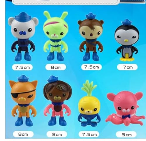 Octonautt Mini Figuren Set,Cartoon Figur Cake Topper, Cartoon Animation Spielzeug,Tortendeko Geburtstag, für Kinder Geburtstag Geschenk 8pcs Octonautt Mini Figuren Set,Cartoon Figur Cake Topper, Cartoon Animation Spielzeug,Tortendeko Geburtstag, für Kinder Geburtstag Geschenk 8pcs von FYDZBSL