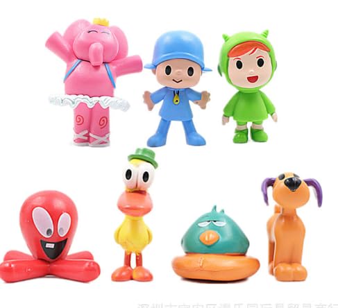 Pocoyoi Mini Figuren Set,Cartoon Figur Cake Topper, Cartoon Animation Spielzeug,Tortendeko Geburtstag, für Kinder Geburtstag Geschenk 7pcs Pocoyoi Mini Figuren Set,Cartoon Figur Cake Topper, Cartoon Animation Spielzeug,Tortendeko Geburtstag, für Kinder Geburtstag Geschenk 7pcs von FYDZBSL