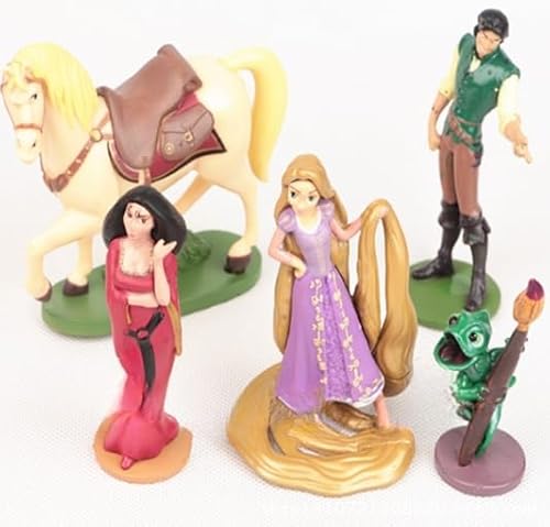 Rapunzelii Mini Figuren Set,Cartoon Figur Cake Topper, Cartoon Animation Spielzeug,Tortendeko Geburtstag, für Kinder Geburtstag Geschenk 5pcs Rapunzelii Mini Figuren Set,Cartoon Figur Cake Topper, Cartoon Animation Spielzeug,Tortendeko Geburtstag, für Kinder Geburtstag Geschenk 5pcs von FYDZBSL