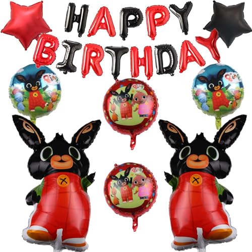 Bunny Luftballon，Bunny Geburtstagsdeko Luftballon Party Deko,Geburtstag Luftballon Party Dekoration,Deko Kindergeburtstag, Geburtstagsparty Deko,Party Luftballon Deko Geburtstag Set von FYFLYMT