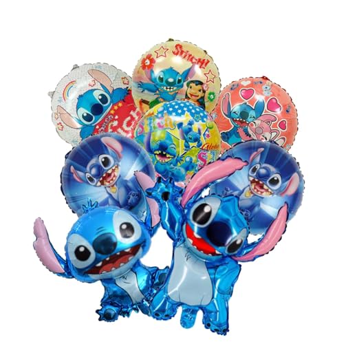 Stitch Luftballon Set,Lilo und Stitch Geburtstagsdeko Set,Stitch Party Deko Luftballon Helium,Stitch Ballon Deko Geburtstag für Kindergeburtstag,Luftballon Party,Geburtstagsparty Deko Set von FYFLYMT