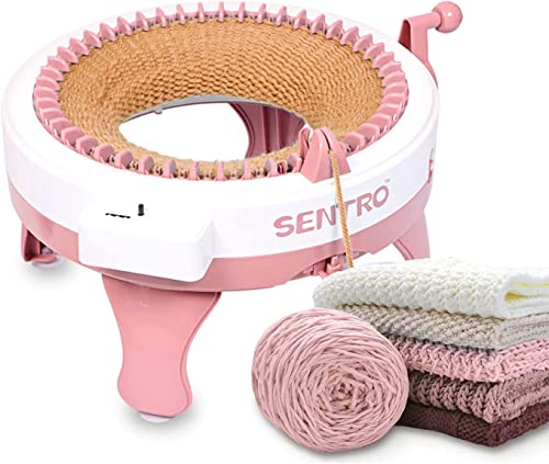 FYGAIN SENTRO Strickmaschine, 48 Nadeln Strickmaschine mit Reihenzähler, Strickmaschine für Erwachsene/Kinder, Dualmodus Strickmaschine für Socke, Mütze und Schal FYGAIN SENTRO Strickmaschine, 48 Nadeln Strickmaschine mit Reihenzähler, Strickmaschine für Erwachsene/Kinder, Dualmodus Strickmaschine für Socke, Mütze und Schal von FYGAIN