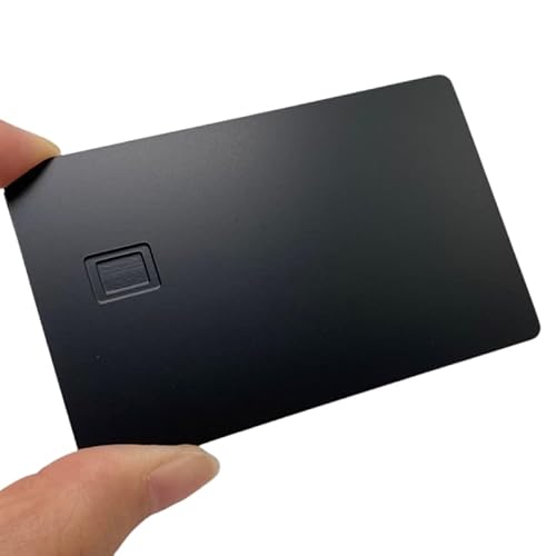 Visitenkarten aus Stahl, schwarz, mit 4442 Chipschlitz, Magnetstreifen, blanko, DIY, Metall, Kreditkarte, Lasermarkierung, personalisierbar, Metallnamenschild, Visitenkarten, 20 Stück Visitenkarten aus Stahl, schwarz, mit 4442 Chipschlitz, Magnetstreifen, blanko, DIY, Metall, Kreditkarte, Lasermarkierung, personalisierbar, Metallnamenschild, Visitenkarten, 20 Stück von FYID-Feiyide