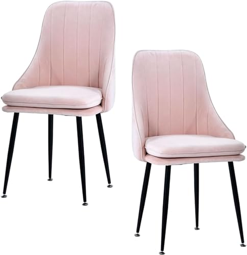 FYNNDM Esszimmerstühle aus weichem Samtstoff, 2er-Set, stilvolle Seitenstühle mit Metallbeinen für Restaurants, Freizeit, Schlafzimmer und Make-up-Bereich FYNNDM Esszimmerstühle aus weichem Samtstoff, 2er-Set, stilvolle Seitenstühle mit Metallbeinen für Restaurants, Freizeit, Schlafzimmer und Make-up-Bereich von FYNNDM
