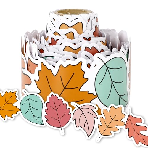 FYSUIMU Pinnwand-Bordüre mit Herbstblättern, buntes Blatt, gestanzt, für Herbst, Erntedankfest, Kreidetafel, Wanddekoration, 100 cm FYSUIMU Pinnwand-Bordüre mit Herbstblättern, buntes Blatt, gestanzt, für Herbst, Erntedankfest, Kreidetafel, Wanddekoration, 100 cm von FYSUIMU