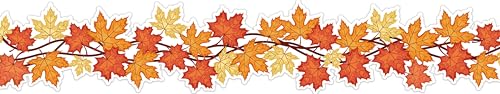 FYSUIMU Pinnwand aus Ahornblatt, Herbstrankenblätter, gestanzt, für Thanksgiving, Schule, Klassenzimmer, Büro, Kreidetafel-Dekoration, 1,8 m FYSUIMU Pinnwand aus Ahornblatt, Herbstrankenblätter, gestanzt, für Thanksgiving, Schule, Klassenzimmer, Büro, Kreidetafel-Dekoration, 1,8 m von FYSUIMU