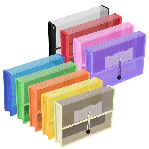 FYY Dokumententasche A4,Dokumentenmappe A4 Kunststoff Sammelmappen mit Umschlag Mappe Wasserdicht Druckknopf Sichttasche Dokumenten mit Etiketten für Büro, Schule, Haus,9 Stück FYY Dokumententasche A4,Dokumentenmappe A4 Kunststoff Sammelmappen mit Umschlag Mappe Wasserdicht Druckknopf Sichttasche Dokumenten mit Etiketten für Büro, Schule, Haus,9 Stück von FYY