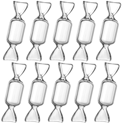FZBNSRKO 50 Stück transparente Schmuckschatullen in Süßigkeitenform, Mini-Schmuck-Organizer-Boxen, schöne Kunststoff-Behälter, DIY-Schmuckzubehör für Hochzeit, Party, Reisen, Valentinstag (transparent FZBNSRKO 50 Stück transparente Schmuckschatullen in Süßigkeitenform, Mini-Schmuck-Organizer-Boxen, schöne Kunststoff-Behälter, DIY-Schmuckzubehör für Hochzeit, Party, Reisen, Valentinstag (transparent von FZBNSRKO