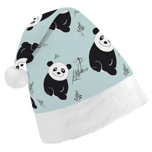 FZMTLDS Weihnachtsmütze, Cartoon-Pandabär, Weihnachtsmannmütze, Erwachsene, Weihnachtsmütze, Weihnachtsmütze für Weihnachtsfeier FZMTLDS Weihnachtsmütze, Cartoon-Pandabär, Weihnachtsmannmütze, Erwachsene, Weihnachtsmütze, Weihnachtsmütze für Weihnachtsfeier von FZMTLDS