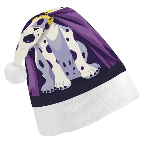 FZMTLDS Weihnachtsmütze, Cartoon-Stil, Hund, Weihnachtsmannmütze, Erwachsene, Weihnachtsmütze, Weihnachtsmütze für Weihnachtsfeier FZMTLDS Weihnachtsmütze, Cartoon-Stil, Hund, Weihnachtsmannmütze, Erwachsene, Weihnachtsmütze, Weihnachtsmütze für Weihnachtsfeier von FZMTLDS