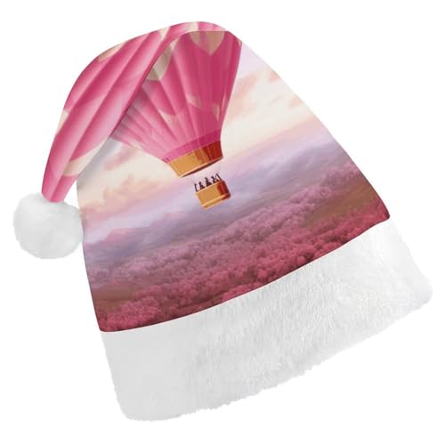 FZMTLDS Weihnachtsmütze, Heißluftballon, Weihnachtsmannmütze, Erwachsene, Weihnachtsmütze, Weihnachtsmütze für Weihnachtsfeier FZMTLDS Weihnachtsmütze, Heißluftballon, Weihnachtsmannmütze, Erwachsene, Weihnachtsmütze, Weihnachtsmütze für Weihnachtsfeier von FZMTLDS