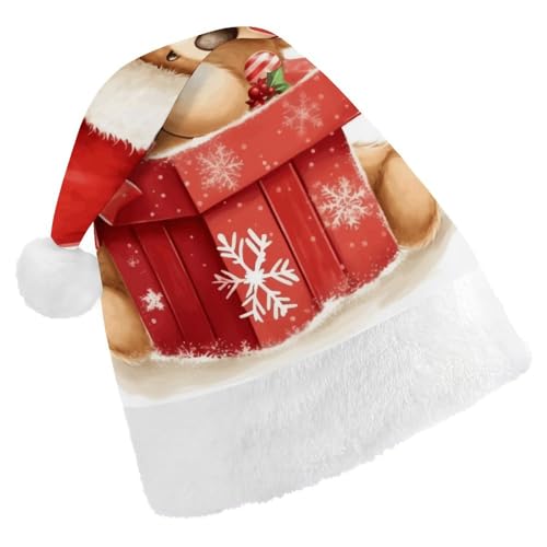 FZMTLDS Weihnachtsmütze, Weihnachtsmannmütze und Frohe Weihnachten, Weihnachtsmannmütze, Erwachsene, Weihnachtsmütze, Weihnachtsmütze für Weihnachtsfeier FZMTLDS Weihnachtsmütze, Weihnachtsmannmütze und Frohe Weihnachten, Weihnachtsmannmütze, Erwachsene, Weihnachtsmütze, Weihnachtsmütze für Weihnachtsfeier von FZMTLDS