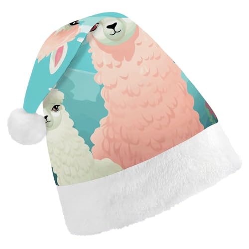 FZMTLDS Weihnachtsmütze, schöne Alpaka-Weihnachtsmannmütze, Erwachsene, Weihnachtsmütze, Weihnachtsmütze für Weihnachtsfeier FZMTLDS Weihnachtsmütze, schöne Alpaka-Weihnachtsmannmütze, Erwachsene, Weihnachtsmütze, Weihnachtsmütze für Weihnachtsfeier von FZMTLDS
