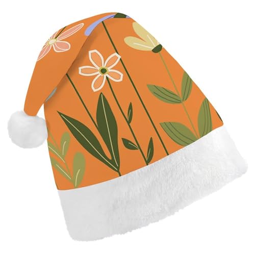 FZMTLDS Weihnachtsmütze Art Style Blume Weihnachtsmann Hüte Erwachsene Weihnachten Party Hut Weihnachten Weihnachtsmann Hut für Weihnachtsparty FZMTLDS Weihnachtsmütze Art Style Blume Weihnachtsmann Hüte Erwachsene Weihnachten Party Hut Weihnachten Weihnachtsmann Hut für Weihnachtsparty von FZMTLDS