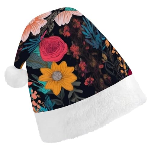 FZMTLDS Weihnachtsmütze Bunte Boho Blumen Weihnachtsmann Hüte Erwachsene Weihnachten Party Hut Weihnachten Weihnachtsmann Hut für Weihnachtsparty FZMTLDS Weihnachtsmütze Bunte Boho Blumen Weihnachtsmann Hüte Erwachsene Weihnachten Party Hut Weihnachten Weihnachtsmann Hut für Weihnachtsparty von FZMTLDS