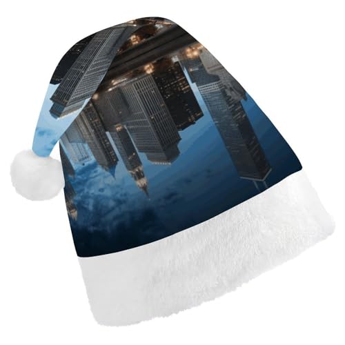 FZMTLDS Weihnachtsmütze Chicago Reflektierte Weihnachtsmann Hüte Erwachsene Weihnachtsparty Hut Weihnachten Weihnachtsmann Hut für Weihnachtsparty FZMTLDS Weihnachtsmütze Chicago Reflektierte Weihnachtsmann Hüte Erwachsene Weihnachtsparty Hut Weihnachten Weihnachtsmann Hut für Weihnachtsparty von FZMTLDS