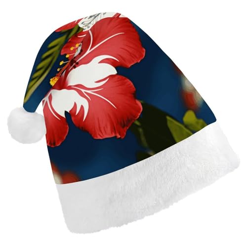 FZMTLDS Weihnachtsmütze Hawaii Blume Weihnachtsmann Hüte Erwachsene Weihnachten Party Hut Weihnachten Weihnachtsmann Hut für Weihnachtsparty FZMTLDS Weihnachtsmütze Hawaii Blume Weihnachtsmann Hüte Erwachsene Weihnachten Party Hut Weihnachten Weihnachtsmann Hut für Weihnachtsparty von FZMTLDS