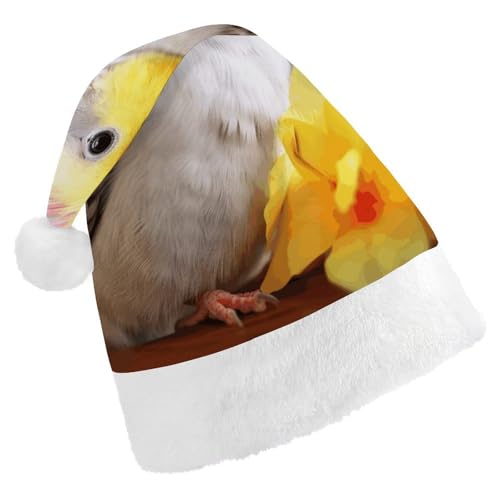 FZMTLDS Weihnachtsmütze Nette Nymphensittich Weihnachtsmann Hüte Erwachsene Weihnachten Party Hut Weihnachten Weihnachtsmann Hut für Weihnachtsparty FZMTLDS Weihnachtsmütze Nette Nymphensittich Weihnachtsmann Hüte Erwachsene Weihnachten Party Hut Weihnachten Weihnachtsmann Hut für Weihnachtsparty von FZMTLDS