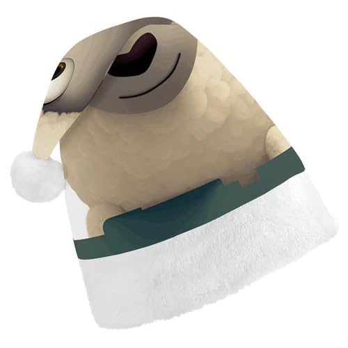 FZMTLDS Weihnachtsmütze Schafe Weihnachtsmützen Erwachsene Weihnachtsparty Hut Weihnachten Weihnachtsmann Hut für Weihnachtsparty FZMTLDS Weihnachtsmütze Schafe Weihnachtsmützen Erwachsene Weihnachtsparty Hut Weihnachten Weihnachtsmann Hut für Weihnachtsparty von FZMTLDS