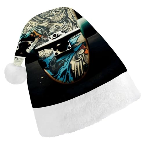 FZMTLDS Weihnachtsmütze Skate Boards Weihnachtsmann Hüte Erwachsene Weihnachten Party Hut Weihnachten Weihnachtsmann Hut für Weihnachtsparty FZMTLDS Weihnachtsmütze Skate Boards Weihnachtsmann Hüte Erwachsene Weihnachten Party Hut Weihnachten Weihnachtsmann Hut für Weihnachtsparty von FZMTLDS