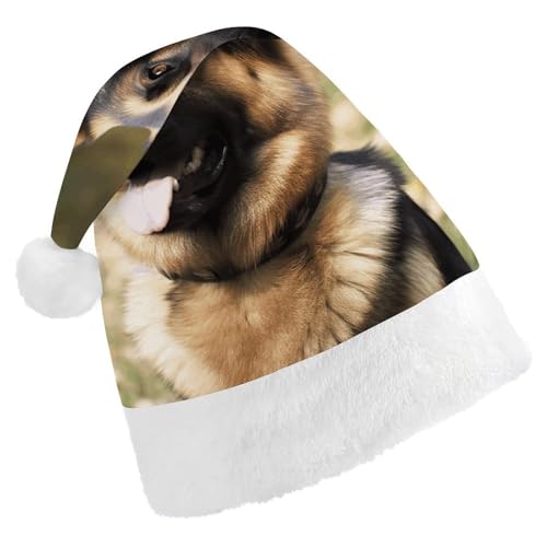FZMTLDS Weihnachtsmütze Tier Deutsch Schäferhund Weihnachtsmann Hüte Erwachsene Weihnachten Party Hut Weihnachten Weihnachtsmann Hut für Weihnachten Party FZMTLDS Weihnachtsmütze Tier Deutsch Schäferhund Weihnachtsmann Hüte Erwachsene Weihnachten Party Hut Weihnachten Weihnachtsmann Hut für Weihnachten Party von FZMTLDS