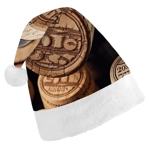 FZMTLDS Weihnachtsmütze Weinflasche Stopper mit Vintage Weihnachtsmann Hüte Erwachsene Weihnachtsparty Hut Weihnachtsmann Hut für Weihnachtsparty FZMTLDS Weihnachtsmütze Weinflasche Stopper mit Vintage Weihnachtsmann Hüte Erwachsene Weihnachtsparty Hut Weihnachtsmann Hut für Weihnachtsparty von FZMTLDS