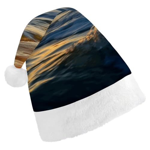 FZMTLDS Weihnachtsmütze für Erwachsene mit Wellenmuster FZMTLDS Weihnachtsmütze für Erwachsene mit Wellenmuster von FZMTLDS