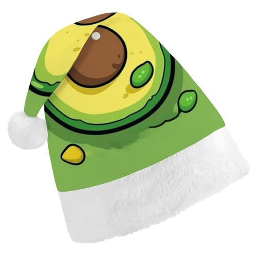 FZMTLDS Weihnachtsmütze mit grünem Teller, Weihnachtsmannmütze, für Erwachsene, Weihnachtsmannmütze für Weihnachtsfeier FZMTLDS Weihnachtsmütze mit grünem Teller, Weihnachtsmannmütze, für Erwachsene, Weihnachtsmannmütze für Weihnachtsfeier von FZMTLDS