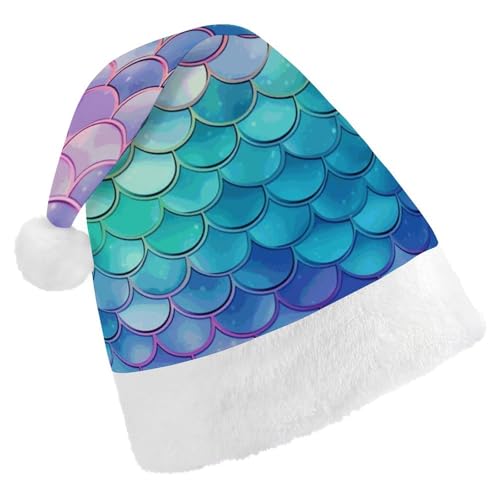 FZMTLDS Weihnachtsmütze verträumte Farbverlauf Meerjungfrau Schuppen Weihnachtsmütze Erwachsene Xmas Party Hut Weihnachten Weihnachtsmann Hut für Weihnachtsparty FZMTLDS Weihnachtsmütze verträumte Farbverlauf Meerjungfrau Schuppen Weihnachtsmütze Erwachsene Xmas Party Hut Weihnachten Weihnachtsmann Hut für Weihnachtsparty von FZMTLDS