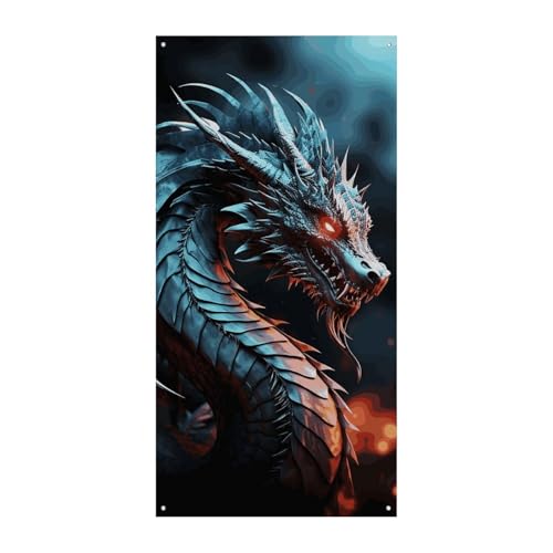 FZMVSQH Bedruckte Banner und Schilder mit Drachen, personalisiertes Banner für die Haustür, Banner, Hintergrund, individueller Wandteppich, Wanddekoration, Hintergrund, Poster, 178 x 80 cm FZMVSQH Bedruckte Banner und Schilder mit Drachen, personalisiertes Banner für die Haustür, Banner, Hintergrund, individueller Wandteppich, Wanddekoration, Hintergrund, Poster, 178 x 80 cm von FZMVSQH