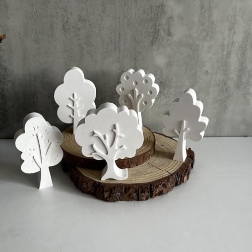 5 Stück Silikonformen Gießformen Weihnachten Baum Kerzenformen zum Gießen, Weihnachtsbaum Silikonform Weihnachten Tannenbaum Gips Zum Gießen Gießformen Silikon Giessformen Silikon Baumförmig (A) 5 Stück Silikonformen Gießformen Weihnachten Baum Kerzenformen zum Gießen, Weihnachtsbaum Silikonform Weihnachten Tannenbaum Gips Zum Gießen Gießformen Silikon Giessformen Silikon Baumförmig (A) von FZQBEY