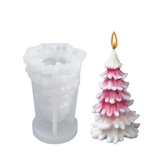 FZQBEY 3D Weihnachtsbaum Kerzengießform,Schnee-Tannenbaum Silikonformen, Kerzenform Wiederverwendbar, Epoxy-Formen Harzform für Kunsthandwerk, Herstellung, Christbaumschmuck FZQBEY 3D Weihnachtsbaum Kerzengießform,Schnee-Tannenbaum Silikonformen, Kerzenform Wiederverwendbar, Epoxy-Formen Harzform für Kunsthandwerk, Herstellung, Christbaumschmuck von FZQBEY