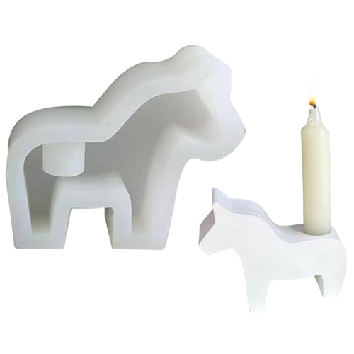 Pferd Silikonform Kerzenhalter, Silikonformen Gießformen Kerzenhalter, Gießformen Silikon, Harz Silikon Gießform Kerzenhalter, Gießform Beton Kerzenhalter für DIY Stabkerzen Haus Dekoration Pferd Silikonform Kerzenhalter, Silikonformen Gießformen Kerzenhalter, Gießformen Silikon, Harz Silikon Gießform Kerzenhalter, Gießform Beton Kerzenhalter für DIY Stabkerzen Haus Dekoration von FZQBEY