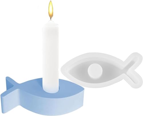 Silikonformen Gießformen, Fisch Silikonform Kerzenhalter Gießformen Silikon Giessform Silikon DIY Fisch Silikon Gießform Kerzenhalter Beton Zum Gießen Epoxidharz Formen Silikonform für Stabkerzen (B) Silikonformen Gießformen, Fisch Silikonform Kerzenhalter Gießformen Silikon Giessform Silikon DIY Fisch Silikon Gießform Kerzenhalter Beton Zum Gießen Epoxidharz Formen Silikonform für Stabkerzen (B) von FZQBEY