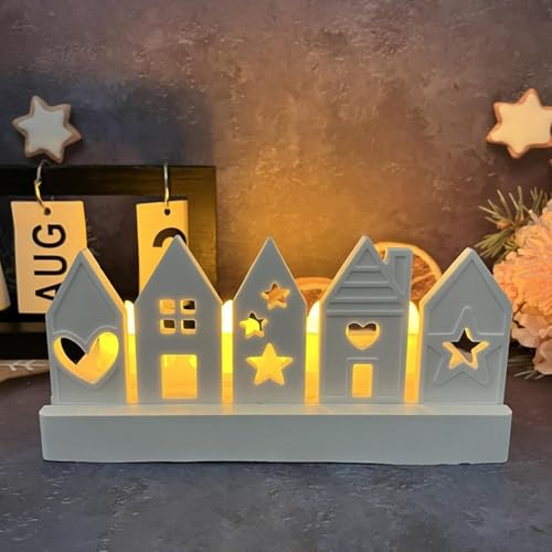 Silikonformen Gießformen Häuser, 3D Silikonform Haus Silikonform Kerzenhalter Silikonform Weihnachten Gießformen Silikon Gießform Haus Gips Zum Gießen Giessformen Silikon Gießform Kerzenhalter (J) Silikonformen Gießformen Häuser, 3D Silikonform Haus Silikonform Kerzenhalter Silikonform Weihnachten Gießformen Silikon Gießform Haus Gips Zum Gießen Giessformen Silikon Gießform Kerzenhalter (J) von FZQBEY