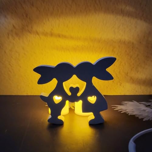 Silikonformen Gießformen Ostern, 2 Stück Silikonform Hase Silikonform Ostern Gießformen Silikon Gießform Ostern Frühling Silikonform Osterhase Gipsformen zum Gießen Giessformen Silikon Gießform Hase von FZQBEY
