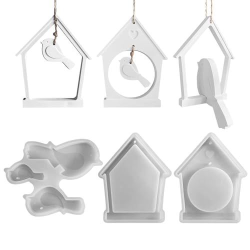 Silikonformen Gießformen Ostern Anhänger, 3 Stück Silikonform Ostern Anhänger Silikonform Haus mit Vogel Anhänger Gipsformen Zum Gießen Gießformen Silikon Giessformen Silikon Gießform Ostern (A) Silikonformen Gießformen Ostern Anhänger, 3 Stück Silikonform Ostern Anhänger Silikonform Haus mit Vogel Anhänger Gipsformen Zum Gießen Gießformen Silikon Giessformen Silikon Gießform Ostern (A) von FZQBEY