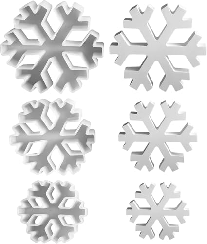 Silikonformen Gießformen Weihnachten, 3 Stück Silikonform Weihnachten Schneeflocke Gips Zum Gießen Gießformen Silikon Gießform Weihnachten Giessformen Silikon Schneeflocke Epoxidharz Formen Silikonformen Gießformen Weihnachten, 3 Stück Silikonform Weihnachten Schneeflocke Gips Zum Gießen Gießformen Silikon Gießform Weihnachten Giessformen Silikon Schneeflocke Epoxidharz Formen von FZQBEY