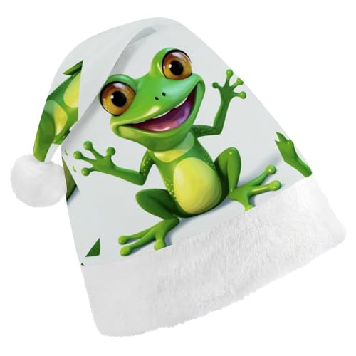 Erwachsene Weihnachtsmützen Weihnachten Festival Hüte Weihnachten Party Geschenk Hüte Festliche Weihnachtsmützen für Männer und Frauen Weihnachtsmann Weihnachtsmütze Grün Frosch Nikolausmütze Erwachsene Weihnachtsmützen Weihnachten Festival Hüte Weihnachten Party Geschenk Hüte Festliche Weihnachtsmützen für Männer und Frauen Weihnachtsmann Weihnachtsmütze Grün Frosch Nikolausmütze von FZQVSGW