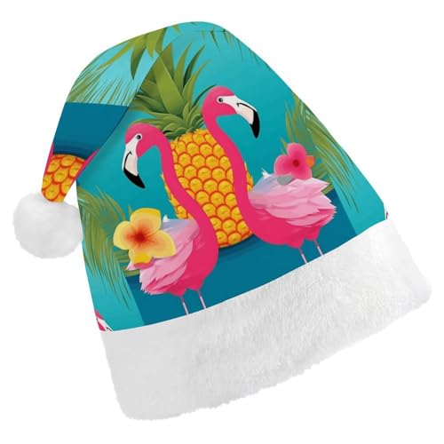 FZQVSGW Erwachsene Weihnachtsmützen Weihnachten Festival Hüte Weihnachten Party Geschenk Hüte Festliche Weihnachtsmützen für Männer und Frauen Weihnachtsmann Weihnachtsmütze Ananas Flamingo FZQVSGW Erwachsene Weihnachtsmützen Weihnachten Festival Hüte Weihnachten Party Geschenk Hüte Festliche Weihnachtsmützen für Männer und Frauen Weihnachtsmann Weihnachtsmütze Ananas Flamingo von FZQVSGW