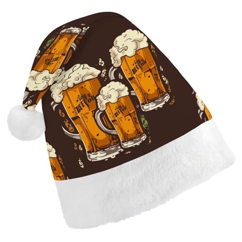 FZQVSGW Erwachsene Weihnachtsmützen Weihnachten Festival Hüte Weihnachten Party Geschenk Hüte Festliche Weihnachtsmützen für Männer und Frauen Weihnachtsmann Weihnachtsmütze Bier Nikolausmütze FZQVSGW Erwachsene Weihnachtsmützen Weihnachten Festival Hüte Weihnachten Party Geschenk Hüte Festliche Weihnachtsmützen für Männer und Frauen Weihnachtsmann Weihnachtsmütze Bier Nikolausmütze von FZQVSGW